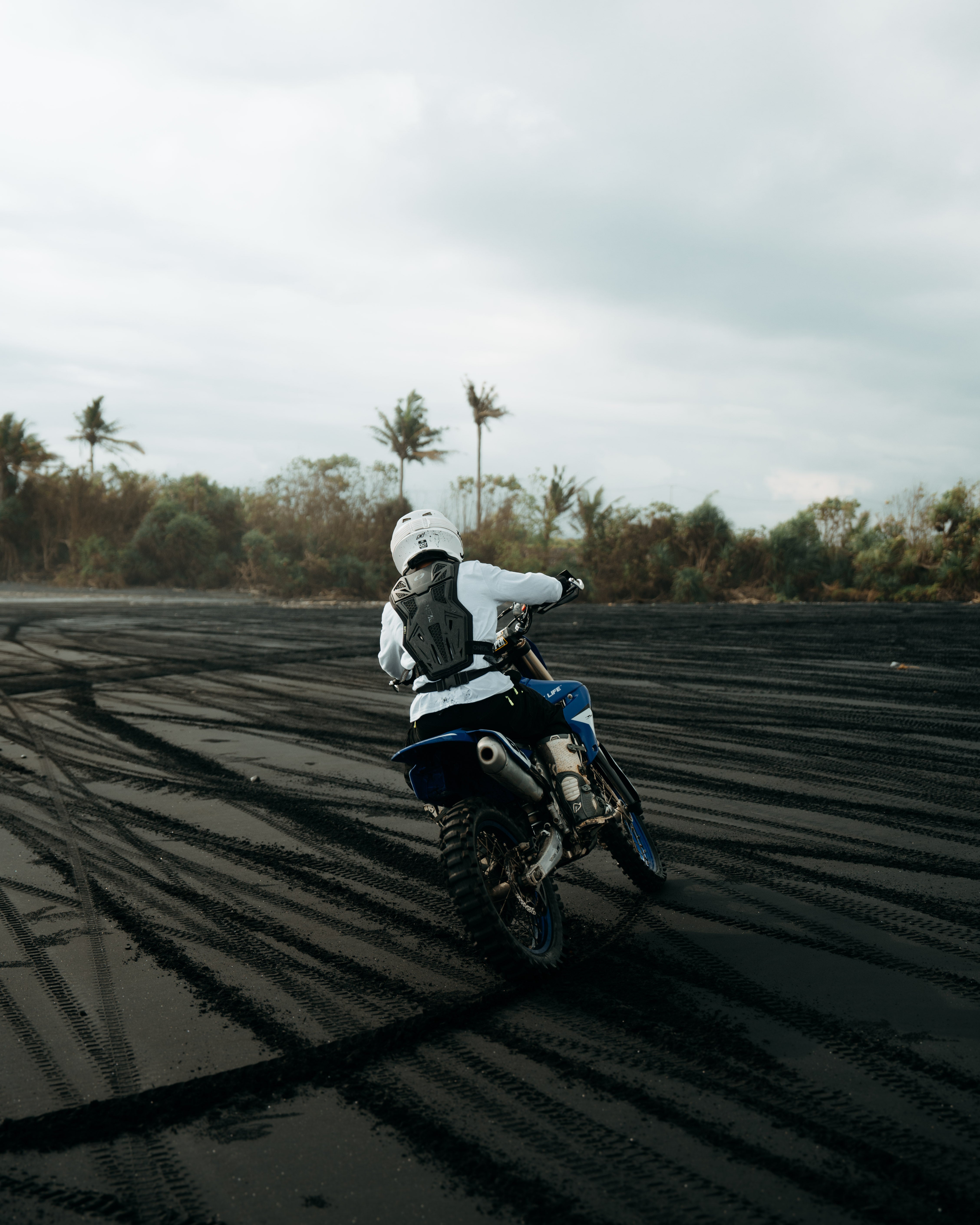Rider on YZ 250 in Bali