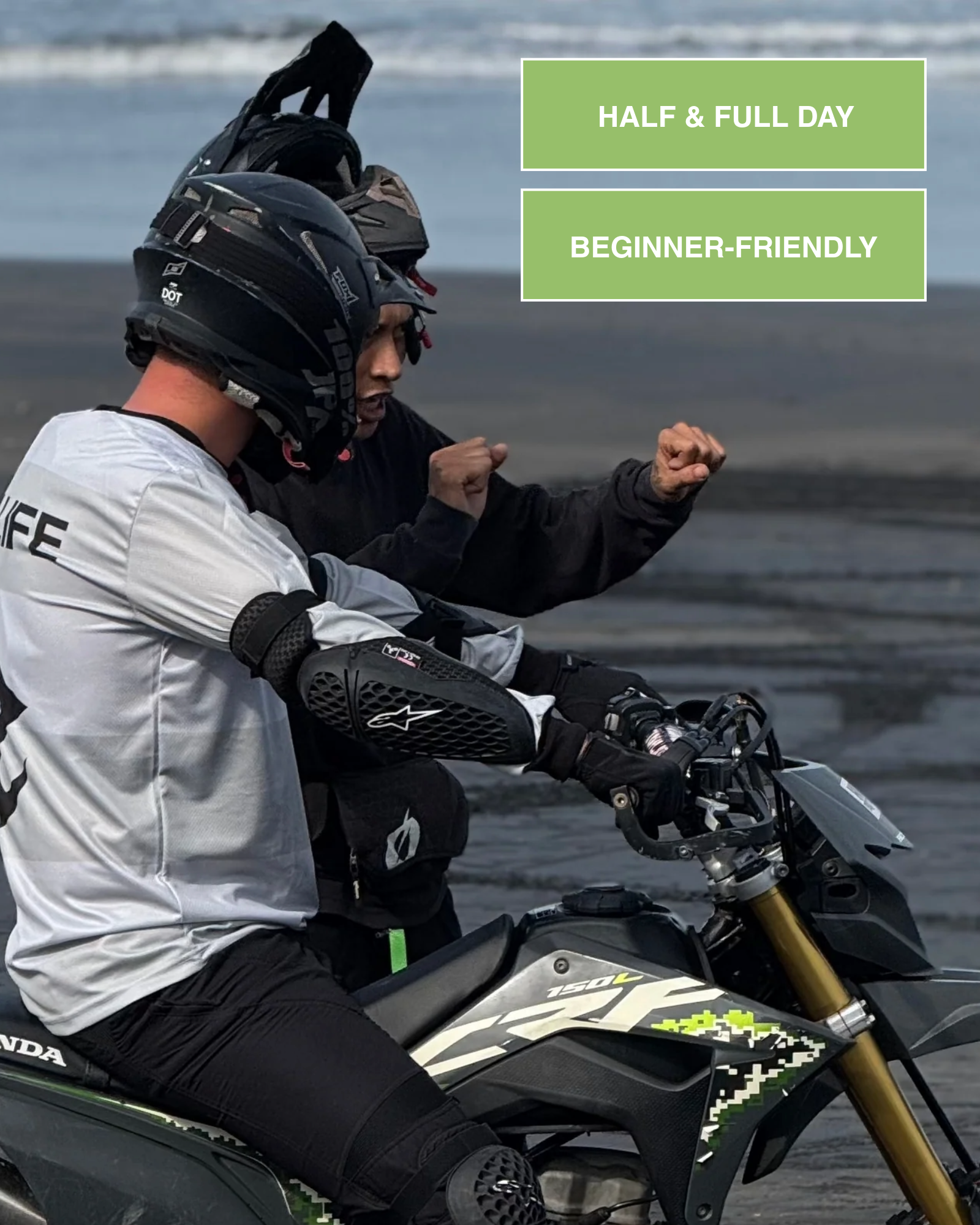 Learn to ride manual dirtbikes